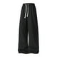 thumbnail image 5 of Pantalones rectos holgados informales para hombre - Finos para primavera/verano, color liso, poliéster - Lavables a máquina, XS-XXL, cintura 67-87 cm, 5 of 6