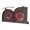 Matte Black Silver, variant on Professional Laptop CPU Cooling Fan High Performance 4 Pin Internal Thermal Dissipation Fan for Laptop Notebook Hardware Models GS63 GS73 MS-17B1 (7.87 x 4.33 x 1.18 inches / 20.0 x 11.0 x 3.0 cm)