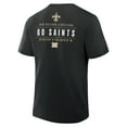 thumbnail image 5 of Men's Fanatics Black New Orleans Saints Passing Pocket Legacy T-Shirt, 5 of 5
