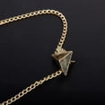 thumbnail image 3 of Triángulo Cadena Punk Rock Gótico Stud Camisa Colr Cuello Punta Clip Pin Broche Baoblaze none, 3 of 8