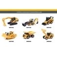 thumbnail image 2 of Box of 6 Caterpillar Assortment Series I, Yellow/Black - Diecast Masters 85980A - Micro Scale Diecast Model Cars, 2 of 6