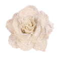 thumbnail image 3 of Flor de arpillera Strade Fareast Limited decoración de boda cabeza de flor artesanal 10cm, 3 of 5