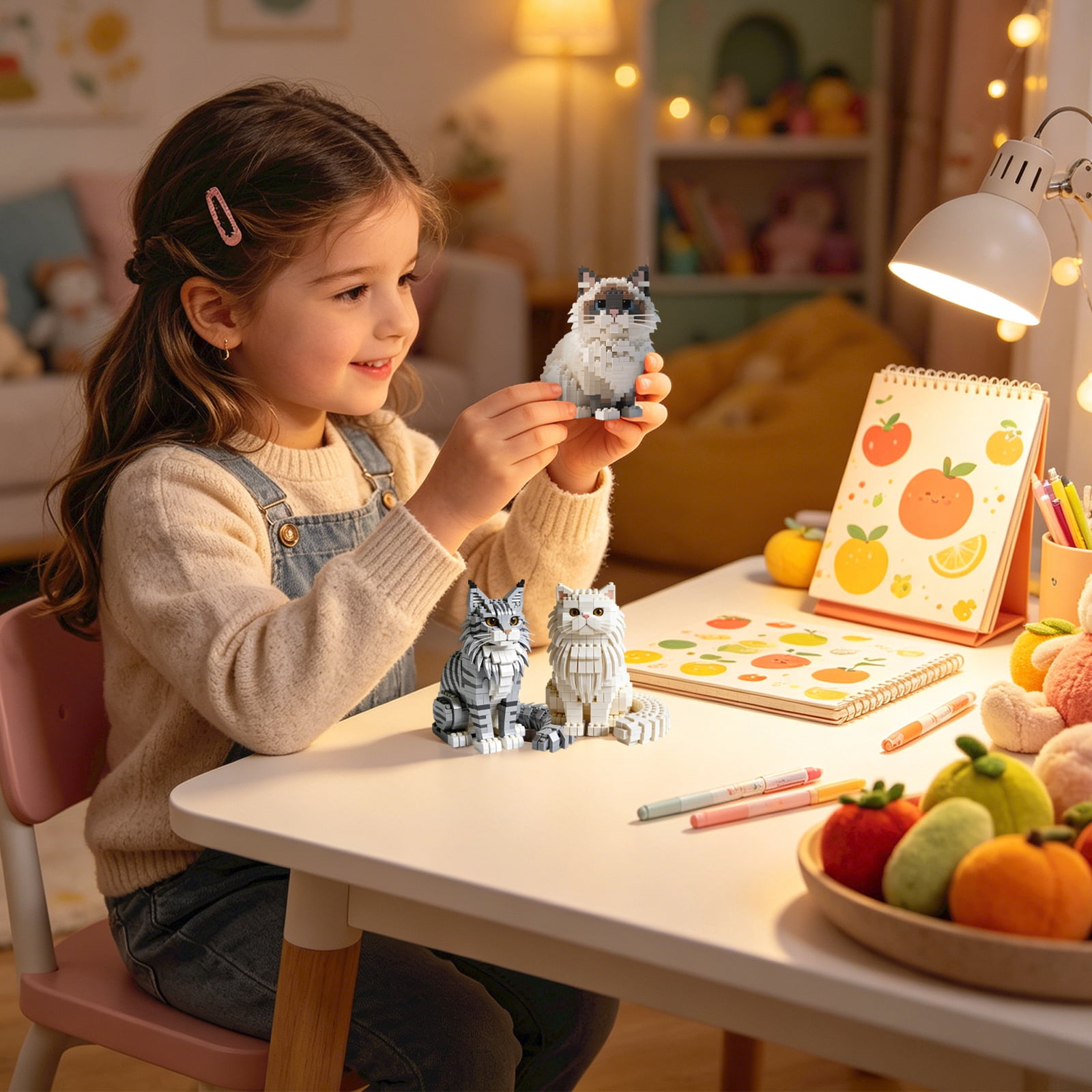 Cat Model Micro Mini Building Block Toys Sets: Reminiscent of Your Beloved Feline Gift & Decro Choice