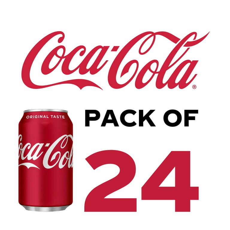 Coca Cola Original, 12 Fl Oz Cans, 24 Pack
