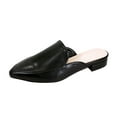 thumbnail image 5 of PEERAGE Maggie Women's Wide Width Dress Casual Leather Mules, 5 of 10