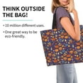thumbnail image 2 of Fotbe Thanksgiving Turkey 2 Bolsa Tote Estética de Lona con Estampado para Mujer - Bolsa Reutilizable de Hombro Casual para Vacaciones, Compras, Trabajo y Gimnasio, 2 of 8