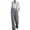 19# Gray, variant on Overalls for Women Dressy Jumpsuit Overalls Suspender Straight Leg Casual Romper High Waisted Work Suit Pants with Pockets White XL