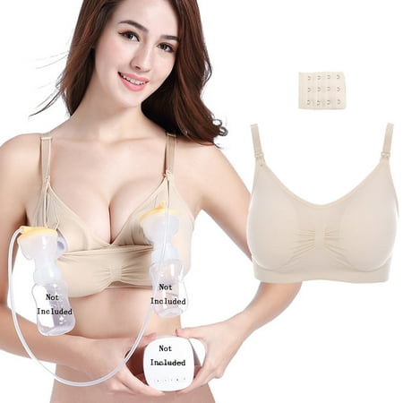 

Roliyen Bras For Women 1Pc Pregnant Women S Plain Color Hands Free Pumping Bras Maternity Nursing Bras Nightgowns For Women Sleepwear For Womens Pajamas For Women