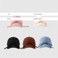 thumbnail image 3 of VLOOCKLW Women's Bow Baseball Cap Summer Soft Top Design Casual Versatile Sun Hat Lightweight Breathable Adjustable Fit for Outdoor Daily Travel Small Face Effect, 3 of 5
