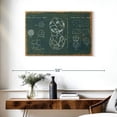 thumbnail image 3 of Elephant Stock Soccer Ball Teal Patent Wall Art - Horizontal Canvas Wall Art - Living Room Wall Decor - Patent Canvas - Brown And White Decor - 36" x 24", 3 of 8