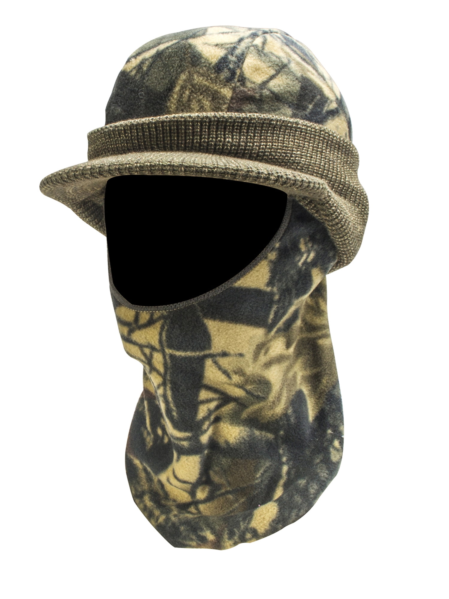 QuietWear Knit Fleece Visor with Drop-Down Mask - Walmart.com