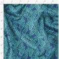 thumbnail image 3 of Soimoi Heavyweight Cotton Poplin Fabric Material, Green- Leaves Printed- 42" Inch Width, Cotton Material For Quilt Making, Dresses, Pajamas, Pillowcases, Tablecloths, Kurtis, 1 Yard, 3 of 6