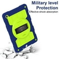 thumbnail image 2 of Shockproof Case for Samsung Galaxy Tab A9 8.7" SM-X110 X115, Rugged Shoulder Strap Rotating Stand Shoulder Strap Kids Friendly Bumper Heavy Duty Shockproof Case for Galaxy Tab A9,Darkblue, 2 of 9