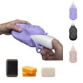 thumbnail image 3 of Reusable Silicone Soap Saver Scrubber Gentle Exfoliating Textures Fast Drying Bath Accessory For Daily Cleansing, 3 of 21