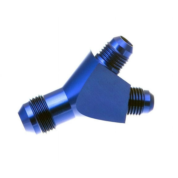 Red Horse Performance 930-08-06-1 RHP930-08-06-1 -08 SINGLE INLET TO -06 DUAL OUTLET - BLUE