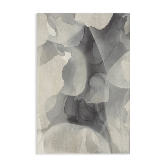 Stupell Industries Contemporary Mottled Monochrome Abstract Canvas Art, 16 x 24, by Kippi Leonard