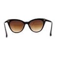 thumbnail image 2 of Womens Pearl Color Cat Eye Sunglasses Tortoise Brown, 2 of 4