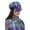 Purple Plaid, variant on MUCROS WEAVERS Womens Newsboy Cap Newsboy Hat 100% Wool With Flower Accent - Purple