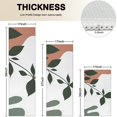 thumbnail image 4 of Brown Boho Plant Pattern Kitchen Rugs Sets Of 3,Kitchen Runner Rugs Non Skid Washable,Decorative Kitchen Floor Mats for Kitchen,Sink,Laundry,17"x30"+ 17"x47" + 17"x59", 4 of 6
