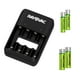 thumbnail image 3 of Cargador pilas Rayovac  con baterias recargables 2 AA + 2 AAA, 3 of 6