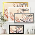 thumbnail image 4 of Buds and Red Flowers On The Spring Blossoming Tree 32 in x 24 in Framed Painting Canvas Art Print, by Designart, 4 of 4