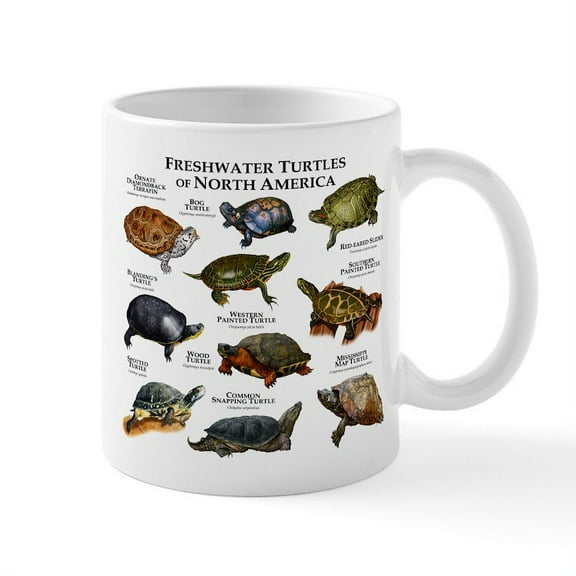 CafePress - Freshwater Turtle Of North America Mug - 11 oz Ceramic Mug - Novelty Coffee Tea Cup