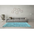 thumbnail image 3 of Ahgly Company Indoor Rectangle Persian Light Blue Traditional Area Rugs, 2' x 4', 3 of 4