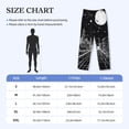 thumbnail image 4 of Wukai Futuristic Moonlit Cityscape Mens PJ Pajama Pants|Sleepwear Plaid PJs with Pockets|Men's Lightweight Open-Hem Lounge Pants-Medium, 4 of 6