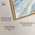 thumbnail image 4 of A beautiful fiction Framed High-Gloss Acrylic Glass Wall Art Geode by Art Remedy, Gold Frame, 36 x 45, 4 of 7