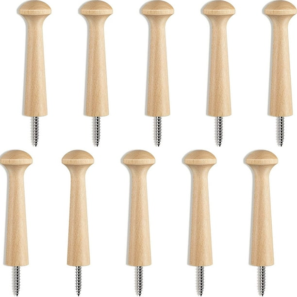 Shaker Style Wood Pegs 3 1/2 Qty. 35 Or Less Unfinished Crafting Coat Rack