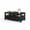 Black, variant on Garvee Farmhouse Coffee Table with 2 Drawers, 47.24 x 23.62 x 19", Open Shelf, Brown & White