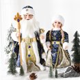 thumbnail image 2 of Muñecos de Papá Noel, personajes de peluche navideños, juguetes para niños, regalos de fiesta de cumpleaños, decoración de mesa, decoración navideña, 2 of 5