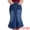 Deep Blue, variant on DARING DIVA Women's Bodycon Fishtail Ruffled Knee Length Jean Skirt Small Blue