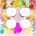 thumbnail image 5 of Metal Light Switch Plate Outlet Cover (Llama Love LLA001), 5 of 19