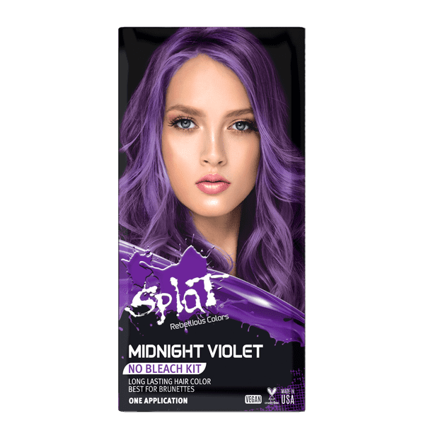 Splat Midnight Violet Dye, Semi-Permanent Purple Hair Color - Walmart.com