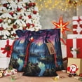 thumbnail image 6 of Naloa Fantasy Landscape Starry Night Drawstring Christmas Bags, 3D Xmas Gift Bags, Christmas Wrapping Bags, Xmas Goodie Bags, Treat Pouch Bags, Party Favor Bags-Medium, 6 of 9