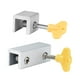 thumbnail image 5 of Cerradura de ventana de puerta Restrictor Cerradura de marco de garaje ajustable para niños Mascotas Hogar (B), 5 of 9