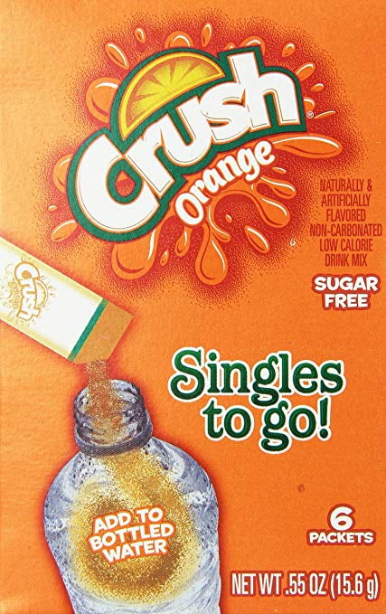 Crush Orange Singles To Go, 6 CT