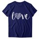 thumbnail image 4 of Gibobby Blusa de Trabajo de Manga Corta Camisa mujer manga corta casual con estilo top camisas(Azul,G), 4 of 5
