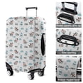 thumbnail image 5 of White Cow Milk Cow Pattern Luggage Cover Fashion Suitcase Cover Baggage Covers Fit 25-28 Inch Luggage (Go Travel), 5 of 5