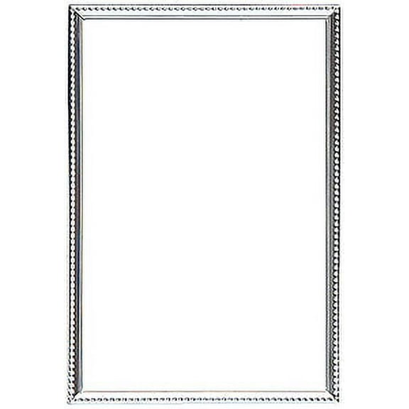Siena Slim Beaded Frame Silver 4x6