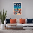 thumbnail image 5 of Retro Dubai City Poster Vintage UAE City Tourism Art for Walls Print Poster, 5 of 8
