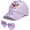 Purple, variant on Unicorn Baseball Cap Sunglasses Set for Girls, Adjustable Trucker Cap Heart Sunglasses Sun Hat for  Ages 3-8