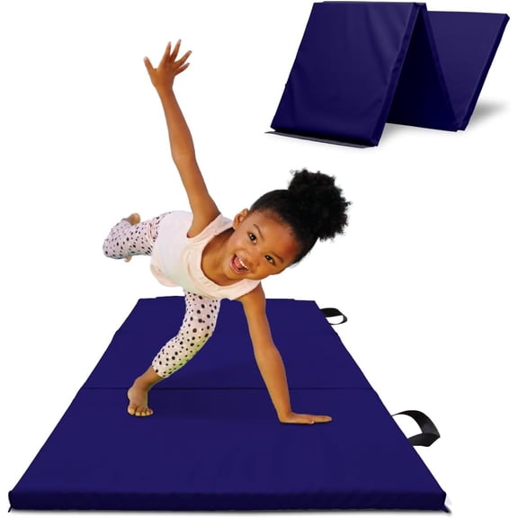 Antsy Pants Tumbling Mat for Kids, 3-Fold Gymnastics Mat, Foldable Tumbling Mat