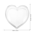 thumbnail image 4 of 1pc Portable Jewelry Case Heart-shaped Jewelry Container Acrylic Storage Box, 4 of 8