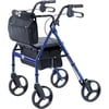 Hugo Elite Rolling Walker With Seat, Bac