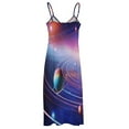 thumbnail image 4 of Galaxy Star Outer Space Design Sleeveless Dress Woman Fashion Long Dresses Women's Summer Suit Dress 2025, 4 of 6