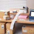 thumbnail image 3 of Phomemo 4x6 Thermal Label Printer Paper - 500 PCS White 4"x6" Fan-Fold Labels Shipping Supplies Lab, 3 of 9