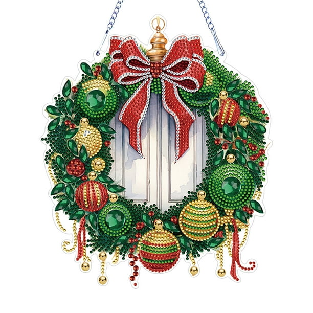 Guirnalda Taladro Puntual Pintura Cristal Artística Diamante Flores