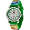 Girls' Butterfly Design Watch, Silicone Strap